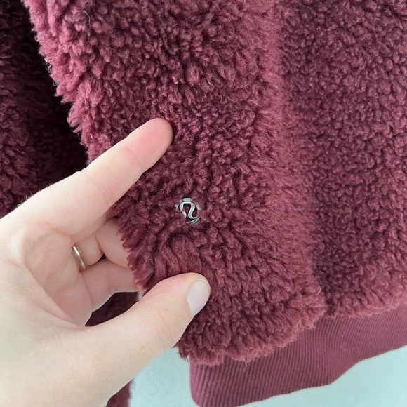 Lululemon Textured Fleece Half Zip Hoodie - Picture 8 of 9